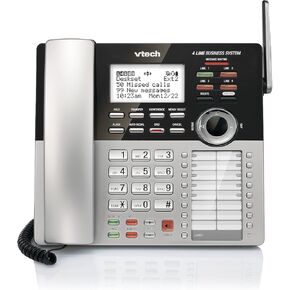 VTech CM18245 4-Line Expandable DECT6.0 Small Business Office Phone with Answering System - Accessory Deskset Requires CM18445 Base to Function