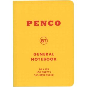 PENCO CN158 Soft PP Notebook, B7, Yellow