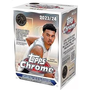2023-24 Topps Chrome Basketball Blaster Box (28 Card/Box Pink Refractors)