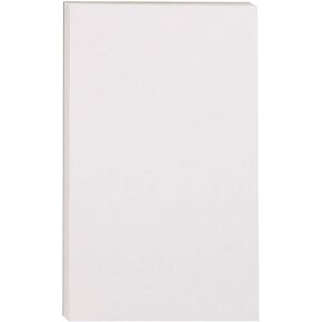Staples Glue-Top Notepads, 5" x 8", White