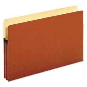 Universal Redrope Expanding File Pockets, 1.75" Expansion, Legal Size, Redrope, 25/Box