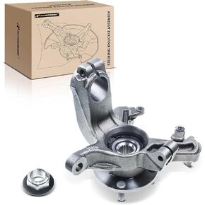 مجموعة مفصل التوجيه الأمامي الممتاز ومجموعة محور تحمل العجلة متوافقة مع Ford Focus 2000 2001 2002 2003 2004، مع 4 عجلات ABS، مع 4 عروة، جانب السائق الأيسر، استبدال # 2M5Z3K186BA