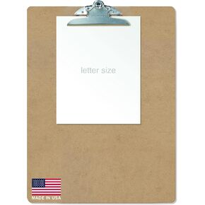 Officemate Recycled Wood Clipboard, 6 Inch Clip, 1 Pack Clipboard, Waybill Size (15 x 20 Inches), Brown (83104)