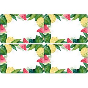 200 PCS ملصقات الاسم الصيفي ، علامات الاسم الاستوائي الصيفي ملصقات Palm Palk Watermelon Ice Cream Name for Classhor Office Cubby Locker Cloths Hawaiian ALOHA