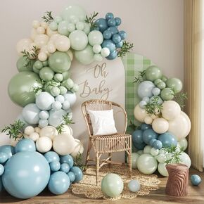 Dusty Pink Balloon Arch Kit 124Pcs Pink and White Balloon Arch Garland Kit Include Macaron Light Pink Sand White Balloons for Baby Shower Bridal Shower Wedding Birthday Party Decorations