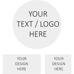Personalized Small Business Logo Stickers/Labels | Design Your Own Personalized Labels Stickers | 0.50 to 6.50 inch