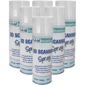 Aesub Blue 3D Scanning Spray 6 Pack of 200ml - Great for 3D Scan