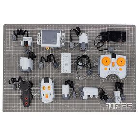14PCS Power-Function-Motor-Set Motor RC-Race-Buggy M-Motor Train Motor IR Receiver MOC Technical Lots.