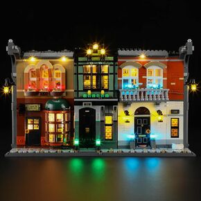 BRIKSMAX 2.0 Light Kit for Lego Sherlock Holmes Book Nook -Innovative Led Lighting Compatible with Lego Icons 10351 - Not Included Lego Set