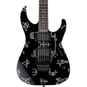 ESP LTD KH-WZ جيتار كهربائي من سلسلة كيرك هاميت وايت زومبي مع حافظة in Kuwait