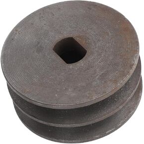 Motor Belt Pulley, H Hole 12x17mm Heavy Duty 3 Motor Belt Pulley Drive Modification Compatible with Brushed and Brushless DC Motors
