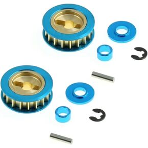 RC Car Upgrade Part for Tamiya XV-01 XV01 TA06 18T 300054450 1/10 2 Pieces Metal Pulley Remote Control Car Upgrade Parts Accessories