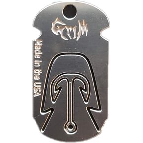 Gig Dog Tag - Grim Workshop - Survival Necklace - Frog Gig Tool - Fishing Gig Spear