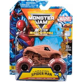 Monster Jam Marvel Series 1 Truck 1 Hero Die-Cast Monster Truck, Mystery Mudders Wash to Reveal, 1:64 Scale