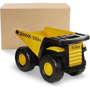 Tonka Toughest Mighty Dump Truck, Yellow, (L x W x H) 12.00 x 19.00 x 10.75 Inches