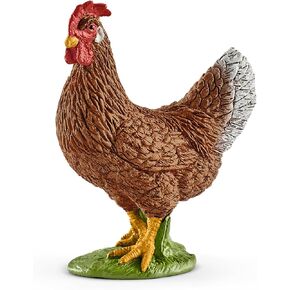 Schleich 13826-23 Farm World Hen Figurine for Ages 3+