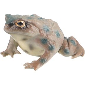 Realistic Solid Frog and Toad Animal Figurines for Kids, Educational Reptile Toys, Ideal for Birthday, Party Favors, and Science Projects（Grey）