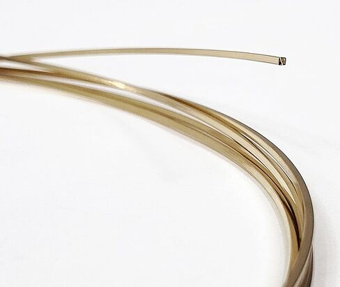 20 مقياسًا ، مربعًا ، نصف صلب ، 14/20 سلك مملوء بالذهب الأصفر - 5 أقدام - لفن المجوهرات من Wizart in Kuwait