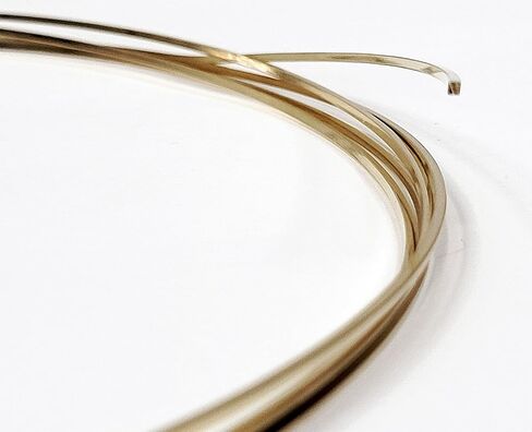 20 مقياسًا ، مربعًا ، نصف صلب ، 14/20 سلك مملوء بالذهب الأصفر - 5 أقدام - لفن المجوهرات من Wizart in Kuwait