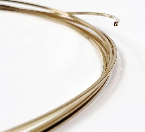 20 مقياسًا ، مربعًا ، نصف صلب ، 14/20 سلك مملوء بالذهب الأصفر - 5 أقدام - لفن المجوهرات من Wizart in Kuwait