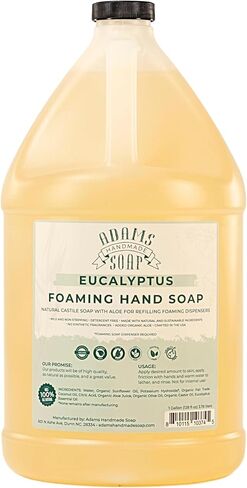 Adams Handmade Soap Liquid Foaming Soap 1 Gal - Eucalyptus Spearmint in Kuwait