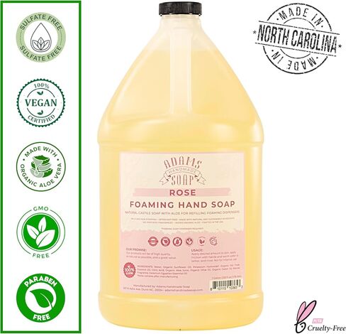 Adams Handmade Soap Liquid Foaming Soap 1 Gal - Eucalyptus Spearmint in Kuwait