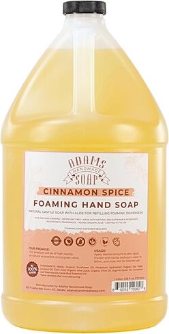 Adams Handmade Soap Liquid Foaming Soap 1 Gal - Eucalyptus Spearmint in Kuwait