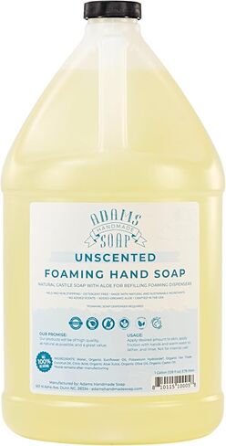 Adams Handmade Soap Liquid Foaming Soap 1 Gal - Eucalyptus Spearmint in Kuwait