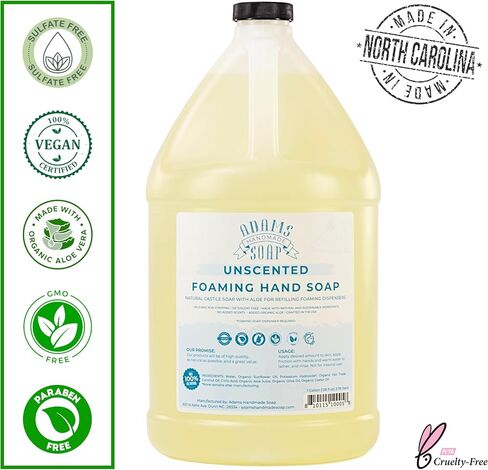 Adams Handmade Soap Liquid Foaming Soap 1 Gal - Eucalyptus Spearmint in Kuwait