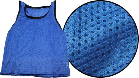 BlueDot Trading Adult RED Scrimmage Training Vests Pinnie Uniform in Nylon Mesh for all kinds of Sports Soccer, Football, Basketball, Lacrosse, 1 Pack in Saudi Arabia
