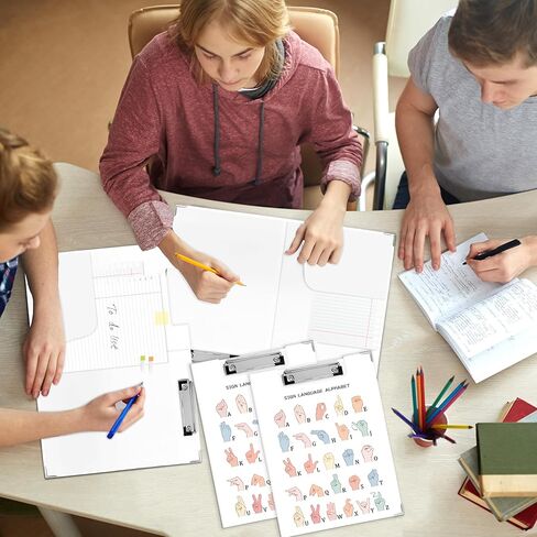 Mental Health Clipboard Folio with Storage Pocket for Office, Inspirational Motivational Padfolio Clip Board with Metal Clip for School Counselor Therapist Women Men, 12.4x9.25 in in Kuwait