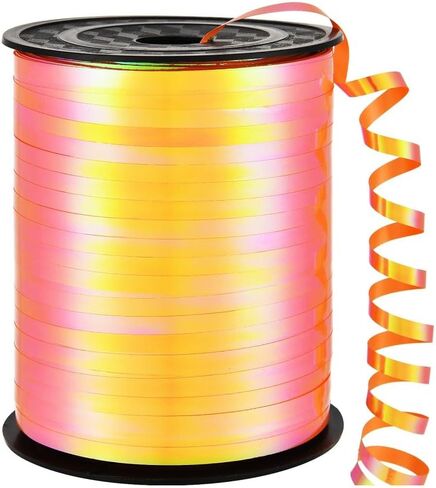 Milky White Ribbon,500 Yard Curling Ribbonor Crafts, Balloon String, 3/16" Ribbon for Gift Wrapping, Florist Flower White-1530 (1 Roll) in Saudi Arabia