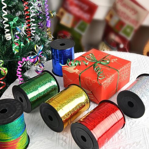 Milky White Ribbon,500 Yard Curling Ribbonor Crafts, Balloon String, 3/16" Ribbon for Gift Wrapping, Florist Flower White-1530 (1 Roll) in Saudi Arabia