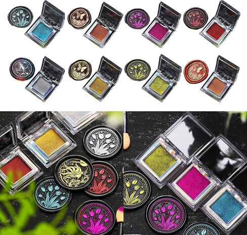 Pearlescent Color Wax Paint for Stamp Decore Sealing Envelope Glud Wrap Metallic Luster Finish Easy To Use ، Rose Purple in Saudi Arabia