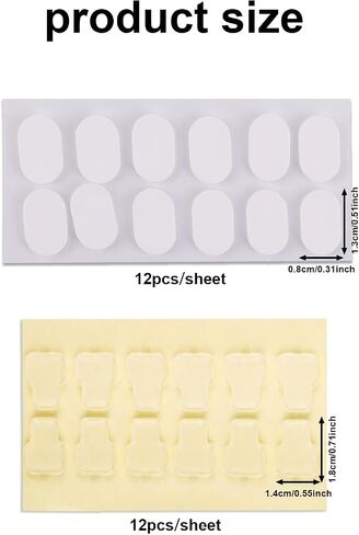 BOXOB 72pcs Adhesive Tape for Angel Hipper, Double-Sided Clear Sticky Putty Pads Mini Figures Glue Sticker Replacement Secure Hold for DIY Decor in Saudi Arabia