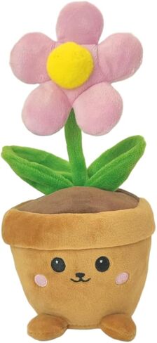 Stuffed Plant Plush Toy, Happy Face Flower Plushies Plant Pillow Decorationr with Natural Scent, Adorable Stuffed Flower for Christmas Horror Plush Halloween(2 Yellow Fowers) in Saudi Arabia