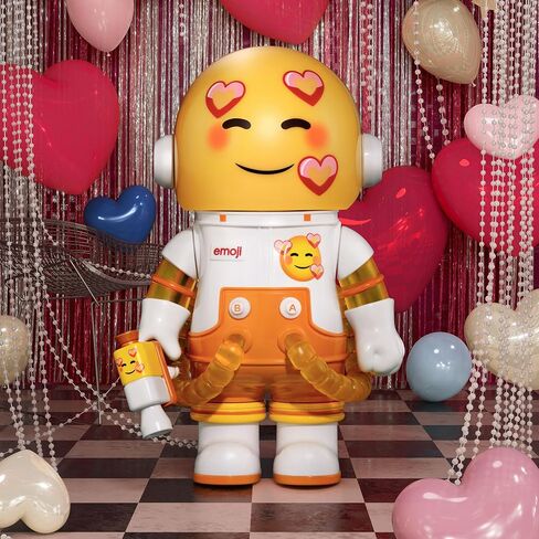 Pop Mart Mega Space Molly 100 ٪ × Emoji Series ، وشخصيات Molly Blind Box ، وشخصيات حركة التصميم العشوائي ، والألعاب القابلة للتحصيل ، والهدايا المنزلية ، وهدايا عيد ميلاد العطلات للفتيات والفتيان ، مربع واحد in Saudi Arabia