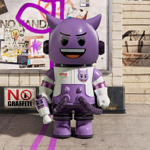 Pop Mart Mega Space Molly 100 ٪ × Emoji Series ، وشخصيات Molly Blind Box ، وشخصيات حركة التصميم العشوائي ، والألعاب القابلة للتحصيل ، والهدايا المنزلية ، وهدايا عيد ميلاد العطلات للفتيات والفتيان ، مربع واحد in Saudi Arabia