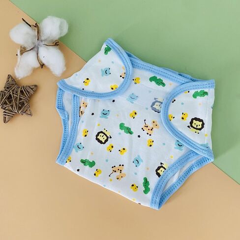 6 Pcs Reborn Baby Dolls Clothes Diapers Accessories 17-22 Inch Reborn Doll Underwear Reusable Adjustable Diapers Newborn Doll Girl Boy in Saudi Arabia