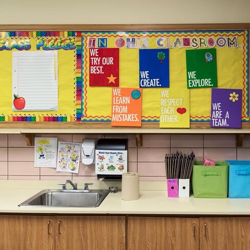 PATIKIL Dots Bulletin Board Border, 33 Feet Poster Chalkboard Cork Decoration Trim Scalloped Borders Wall Decor for Classroom Office Locker, Burgundy in Saudi Arabia