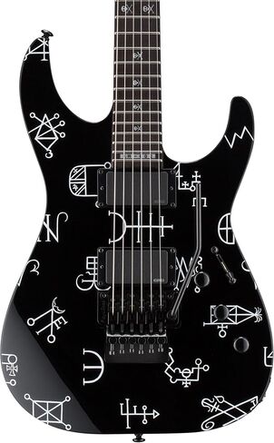 ESP LTD KH-WZ جيتار كهربائي من سلسلة كيرك هاميت وايت زومبي مع حافظة in Kuwait