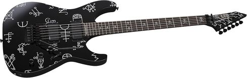 ESP LTD KH-WZ جيتار كهربائي من سلسلة كيرك هاميت وايت زومبي مع حافظة in Kuwait