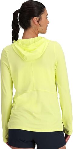 سترة بغطاء للرأس ActiveIce Spectrum Sun للنساء من Outdoor Research - بلوفر سريع الجفاف، كبير، Margarita in Kuwait