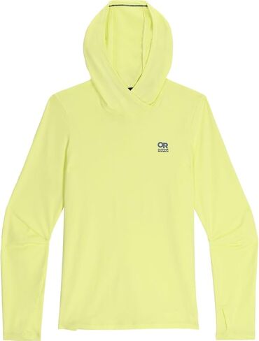 سترة بغطاء للرأس ActiveIce Spectrum Sun للنساء من Outdoor Research - بلوفر سريع الجفاف، كبير، Margarita in Kuwait