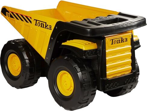 Tonka Toughest Mighty Dump Truck, Yellow, (L x W x H) 12.00 x 19.00 x 10.75 Inches in Kuwait