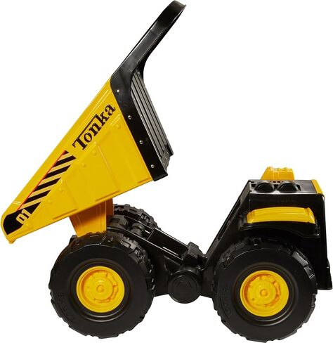 Tonka Toughest Mighty Dump Truck, Yellow, (L x W x H) 12.00 x 19.00 x 10.75 Inches in Kuwait