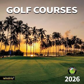 2026 تقويم الحائط ، التقويم 2026 ، يوليو 2025 - ديسمبر 2026 ، ملاعب الجولف التقويم الحائط ، 12 "× 24" مفتوحة ، شهور كاملة من الورق السميك والقوي للهدية التقويم التقويم المثالي للتنظيم والتخطيط