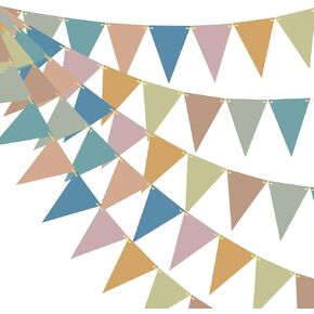 Oudain 5 Pcs Boho Pennant Banner Flags 45 ft Colorful Back to School Hanging Banner Preschool Graduation Classroom Triangle Flags Pre Assemble Kindergarten Decorations for First Day Classroom Decor