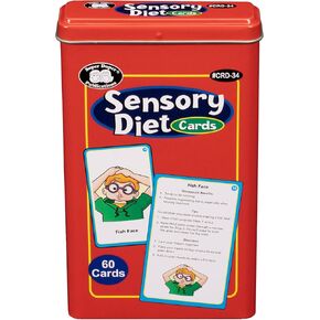 Super Duper Publications | Sensory Diet Flash Cards - Revised | Behavior and Body Awareness Fun Deck | Regulate Emotions | Educational Materials for Children | Occupational Therapy
