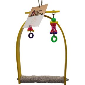 Small Whirly Bird - Perfect Cage Toy Stimulates Visual and Physical Activity - Safe, Non-Toxic, Cage Accessories for Large Birds